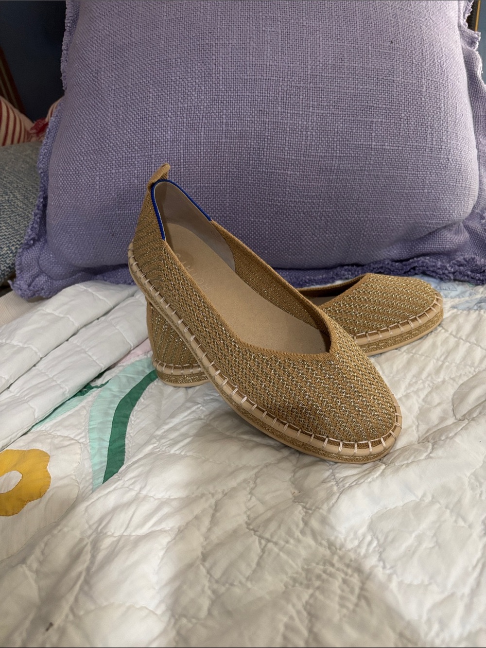 Rothy’s Women’s Woven Flats in Tan
